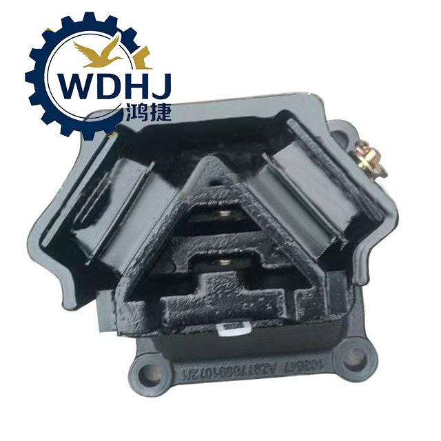 WG9925590270 Motor-Frontst&uuml;tze, Verwendung f&uuml;r SINOTRUK HOWO HOHAN FAW SHACMAN DONGFENG BEIBEN FOTON Ersatzteile Motor-Frontmontagekissen / Front-Motorhalterung